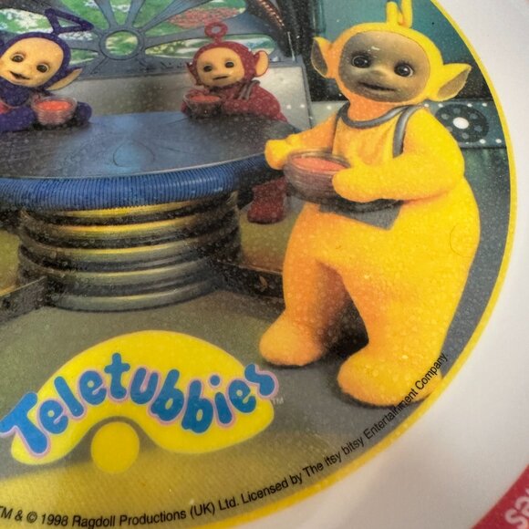 Teletubbies Plate 8 Inch 1998 Zak Plastic Kids Child Dish RARE - Picture 3 of 8